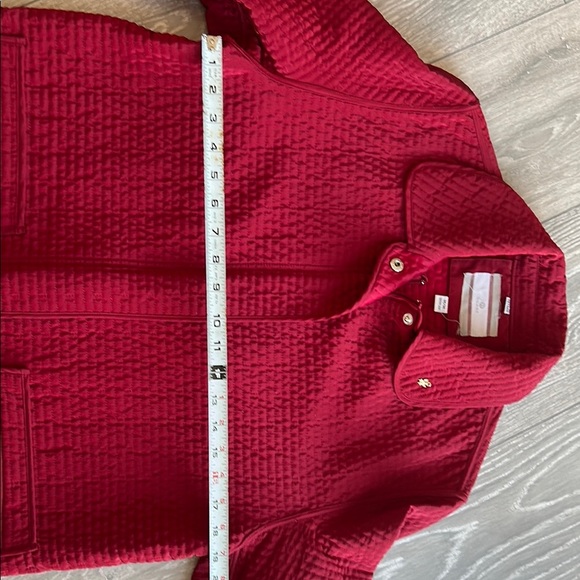 Red Quilted Jacket - Picture 2 of 7
